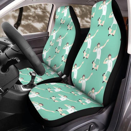 oikawa sensei from haikyuu Car Seat Covers