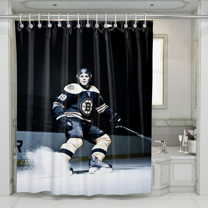 night hockey training shower curtains