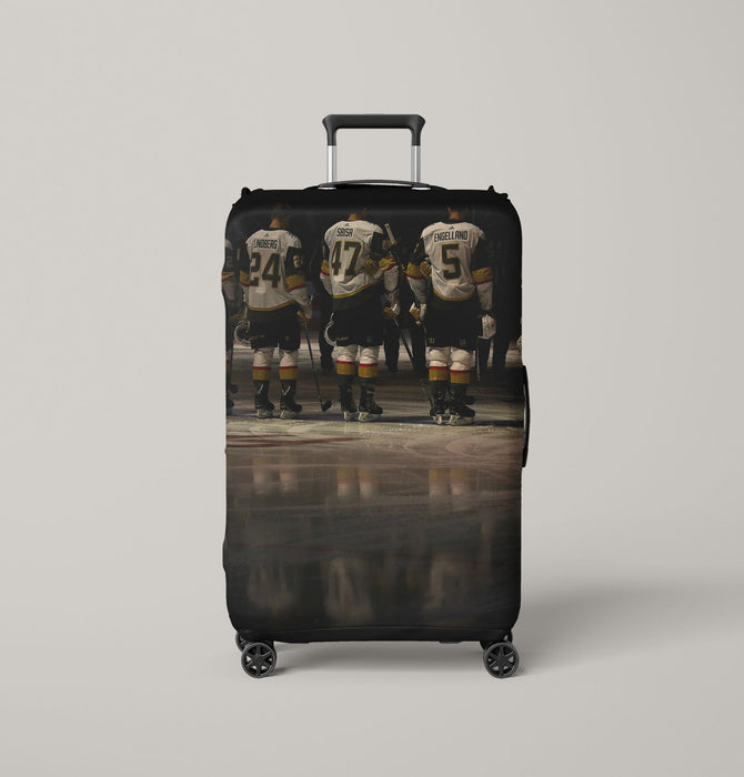 night with vegas golden knights Luggage Covers | Suitcase