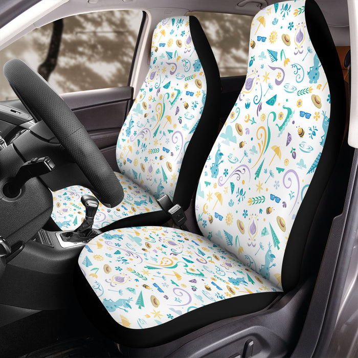 olaf holiday in winter season Car Seat Covers