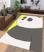 panda with cute expression Living room carpet rugs