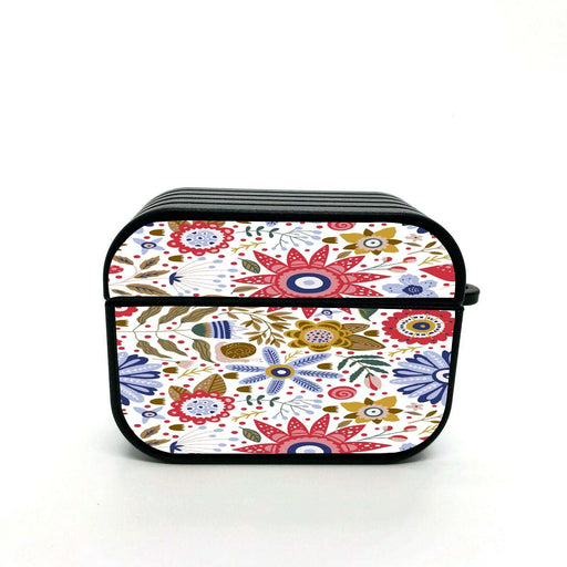 old color flora pattern airpods case