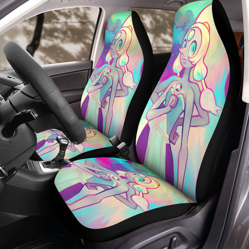 opal watercolor gradient steven universe Car Seat Covers