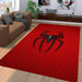 old logo spiderman red suit pattern Living room carpet rugs