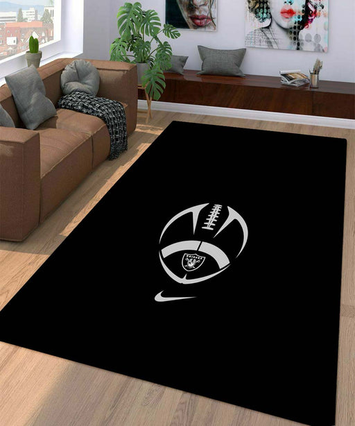 nike football of oakland raiders Living room carpet rugs