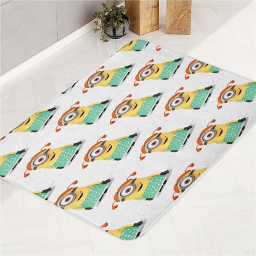 one eye minions with cute fashion bath rugs