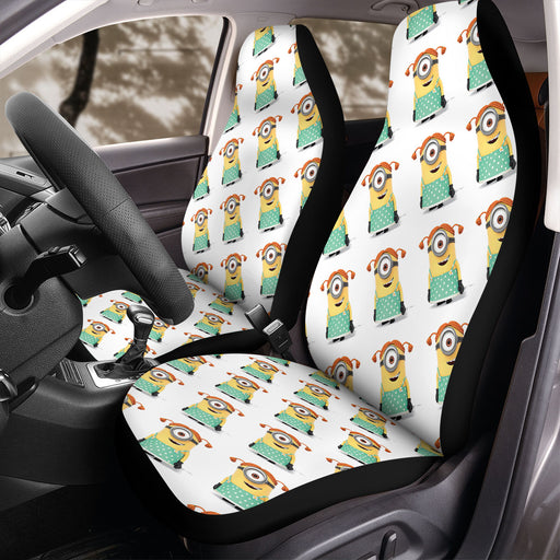 one eye minions with cute fashion Car Seat Covers