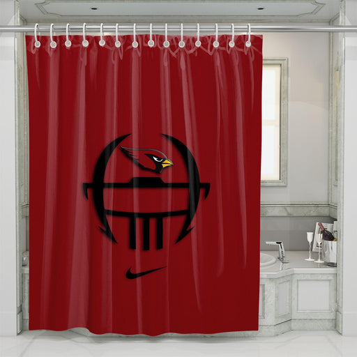 nike x arizona cardinals shadow shower curtains