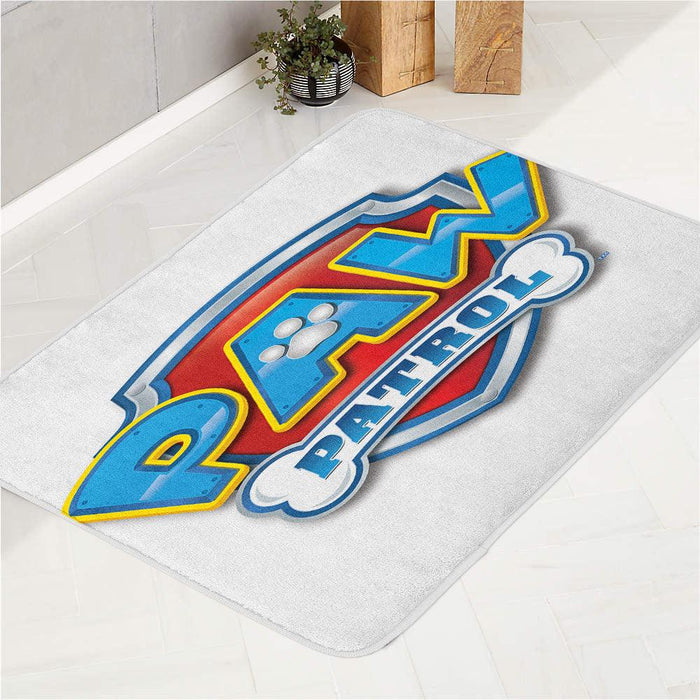 opening logo paw patrol dog bath rugs