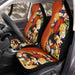 orange color dragon ball character Car Seat Covers