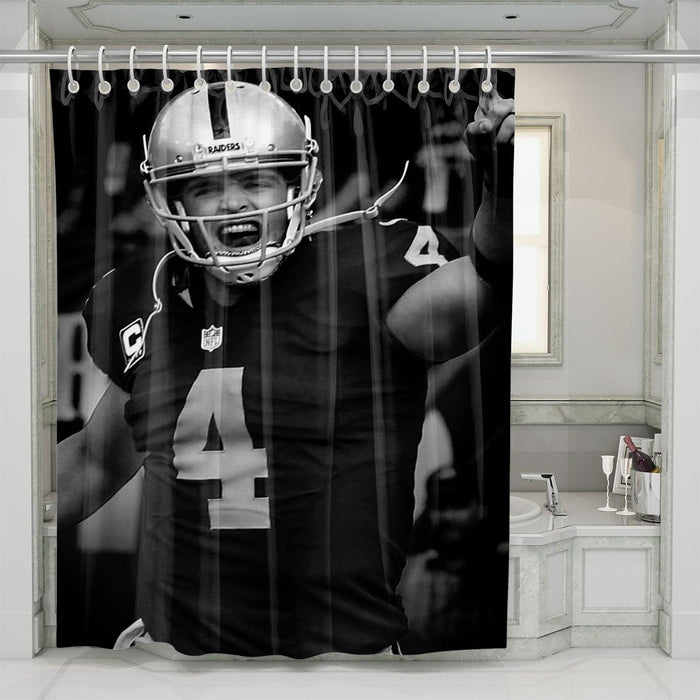 number four monochrome after win shower curtains