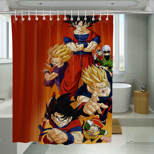 part of comic teen titans shower curtains