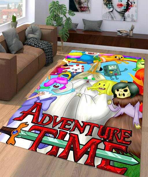 party adventure time Living room carpet rugs