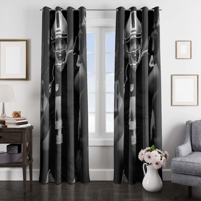 number four of oakland raiders window Curtain