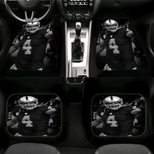 number four of oakland raiders Car floor mats Universal fit