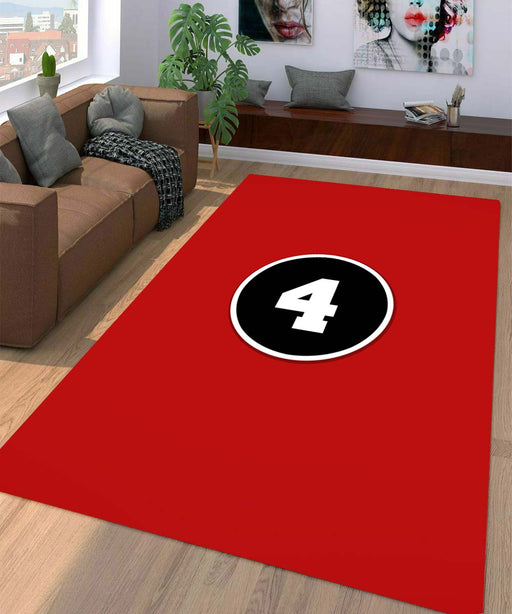 number four to be champions nfl Living room carpet rugs