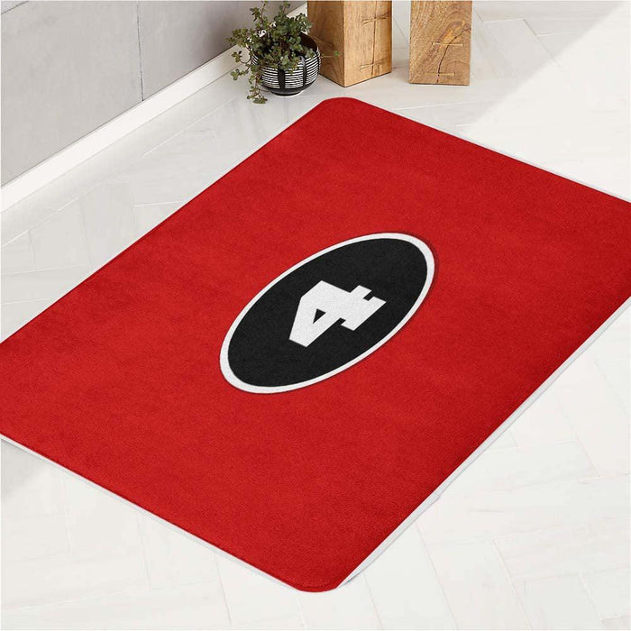 number four to be champions nfl bath rugs