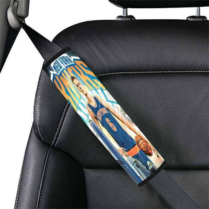 number six of new york knicks team player Car seat belt cover - Grovycase