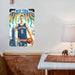 number six of new york knicks team player Poster Metal print wall art