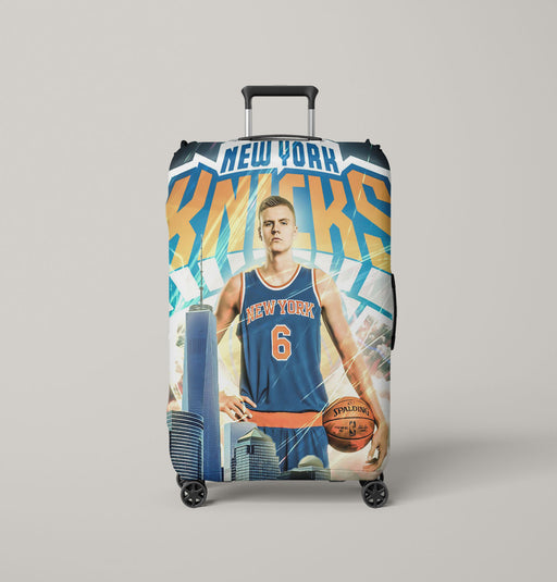 number six of new york knicks team player Luggage Covers | Suitcase