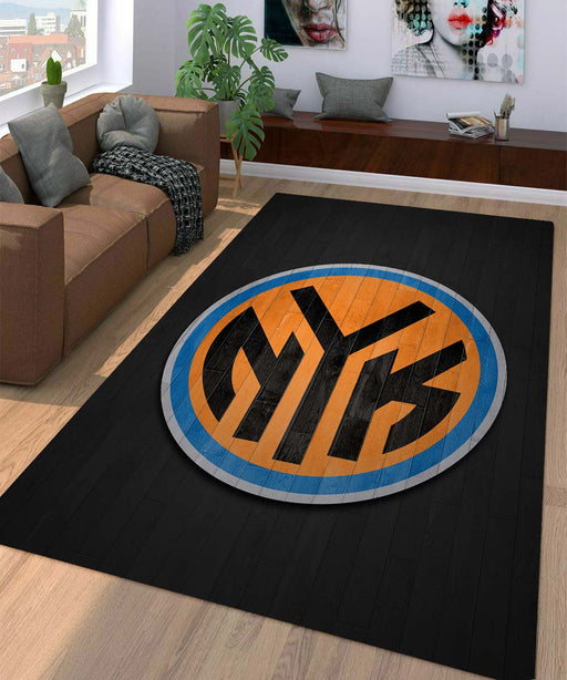 nyk minimalist colour tone logo Living room carpet rugs