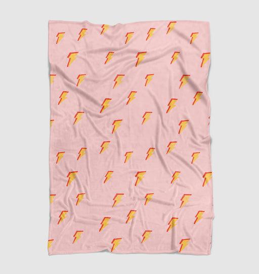 orange storm small icon Ultra soft fleece blanket