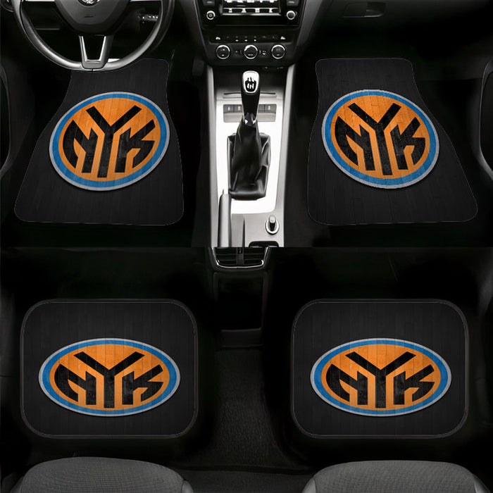 nyk minimalist colour tone logo Car floor mats Universal fit