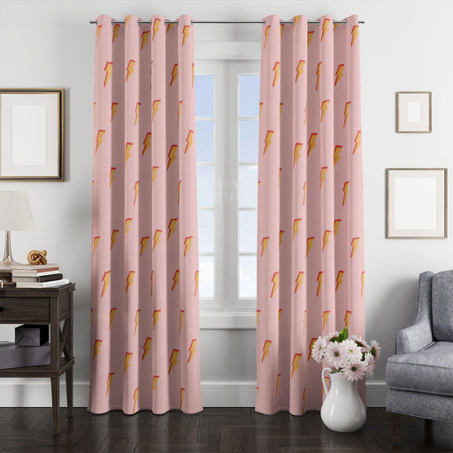 orange storm small icon window Curtain