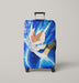 outline vector vegeta Luggage Covers | Suitcase