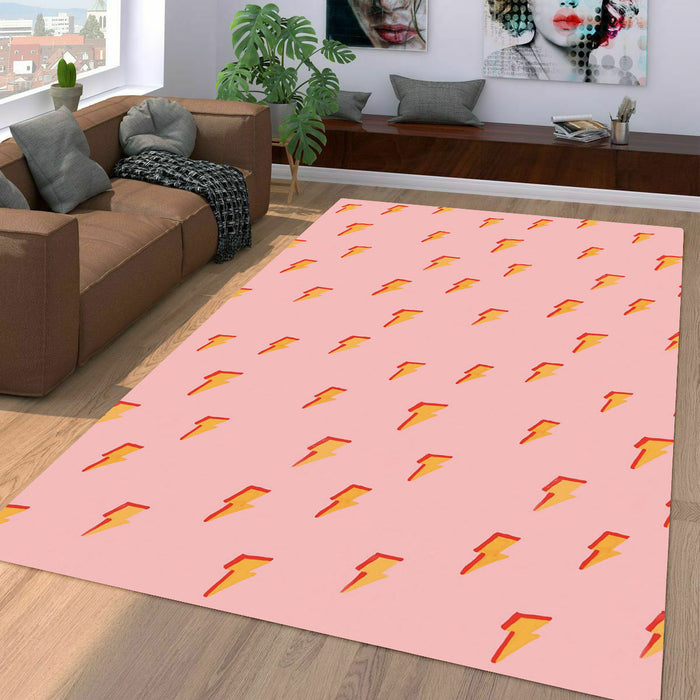 orange storm small icon Living room carpet rugs