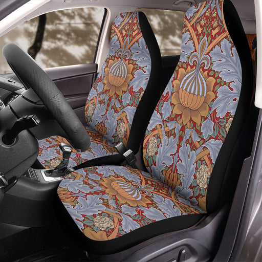 ornament floral vintage color Car Seat Covers