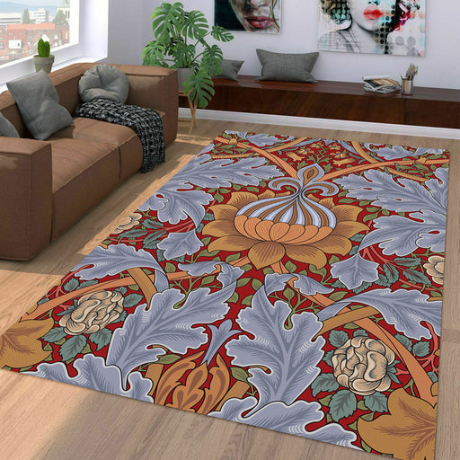 ornament floral vintage color Living room carpet rugs