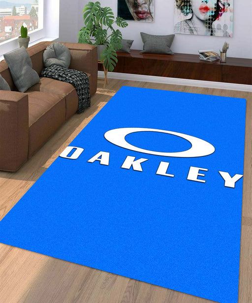 oakland atheletics logo green Living room carpet rugs