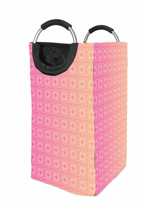 ornament pink cute pattern Laundry Hamper | Laundry Basket