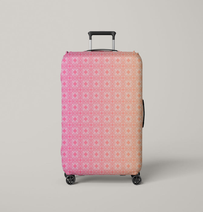 ornament pink cute pattern Luggage Cover | suitcase