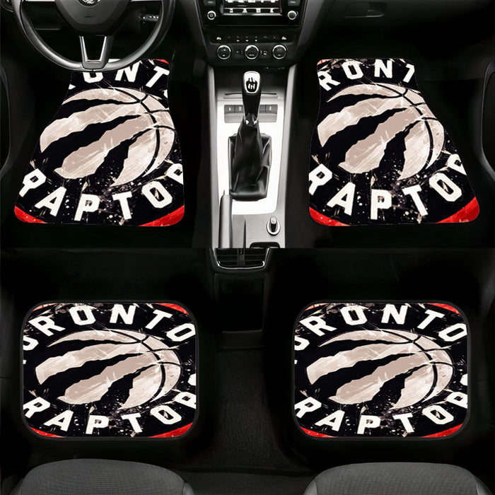 painting toronto raptors splash Car floor mats Universal fit