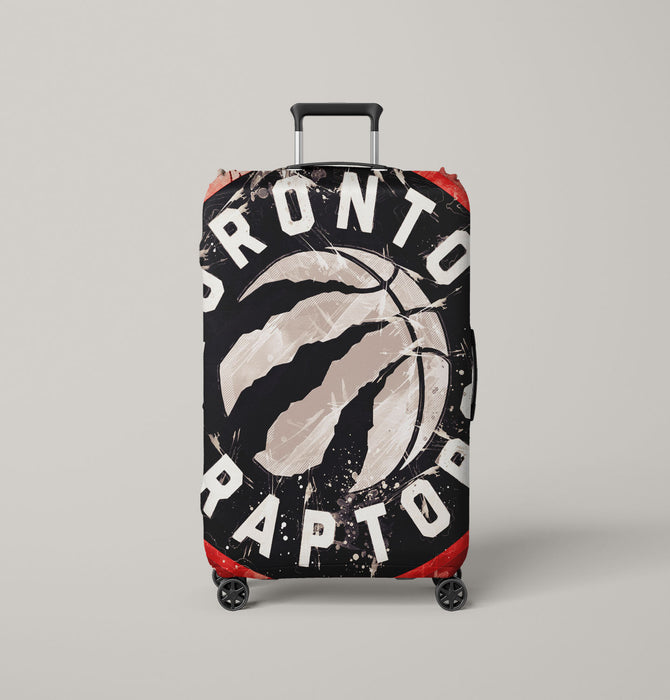 painting toronto raptors splash Luggage Covers | Suitcase