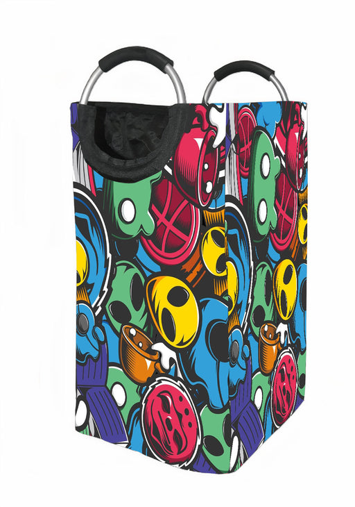 pattern cartoon icon Laundry Hamper | Laundry Basket