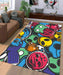 pattern cartoon icon Living room carpet rugs