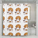 pattern dog shower curtains