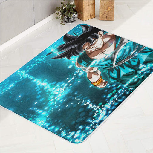 particle son goku dragon ball bath rugs