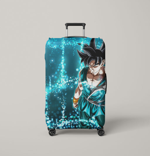 particle son goku dragon ball Luggage Covers | Suitcase