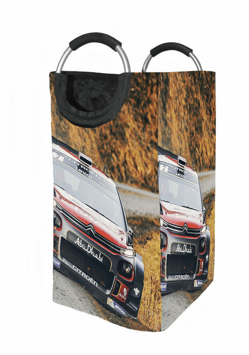 offroad car racing situation Laundry Hamper | Laundry Basket