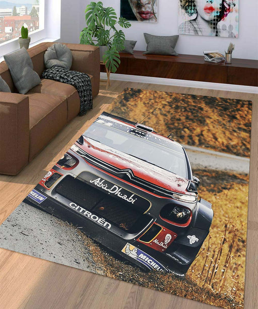 offroad car racing situation Living room carpet rugs