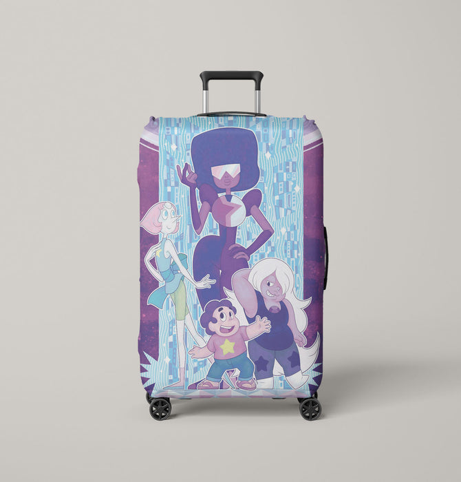 pastel color cartoon steven universe Luggage Covers | Suitcase