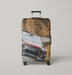 offroad car racing situation Luggage Covers | Suitcase