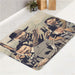 pastel red dead redemption 2 bath rugs