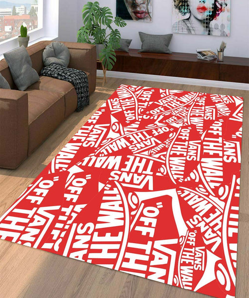 pattern vans of the wall Living room carpet rugs