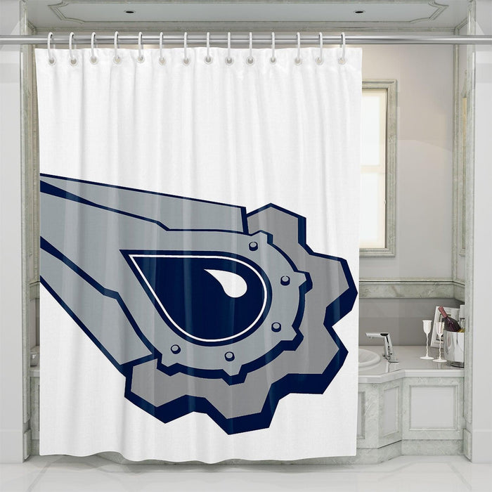 oiled flag of philadelphia 76ers shower curtains