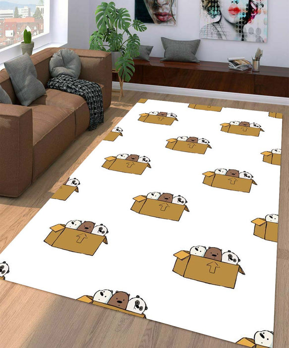 pattern we bare bears Living room carpet rugs